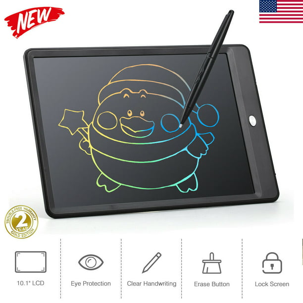 Electronic Kids Light Drawing Board Graphics Drawing Tablets Digital Kids Doodle Pad Notepad Learning Toys for Home Job School Office UOOD Erasable LCD Writing Tablet 